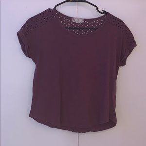 Cute purple shirt